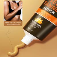 Crema bronceadora de bronce y protector solar SPF90, loción bronceadora corporal con brillo Natural y crema bloqueadora solar aislante UV, conjunto de cuidado de bronceado para cara y cuerpo - details 9