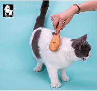 Truelove-peine redondo con mango de madera de bambú para mascotas, cepillo removedor de pelo de gato y perro, pequeño, mediano, grande, regalos de aseo, TLK19131 - details 7