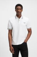 Camisetas Polo de Algodón BOSS Manga Corta Moda para Hombres Blanco, Negro - details 2