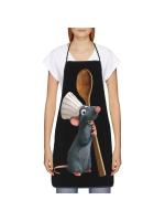 Delantal de Ratatouille Remy para hombre y mujer, babero de cocina para hornear, cocinar, cocinar, pintar - details 1