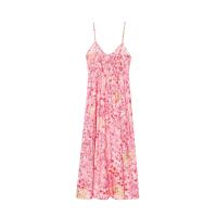 Vestido lencero midi estampado popular para mujer europea y americana - details 2