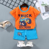 Conjunto de Manga Corta para Niños Puro Algodón Camisetas de Verano para Bebés - details 17