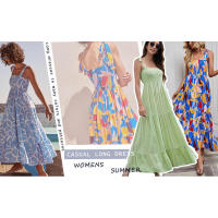 Vestido midi sin mangas para mujer, elegante, estilo bohemio, vestido de playa, estampado, cuello cuadrado, informal, largo. - details 2