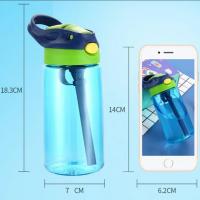 Botella de Agua Portátil de 480ml con Pajita para Niñas Ideal para Gimnasio, Deportes, Fitness - details 4