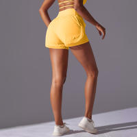 Hamidou-pantalones cortos de Yoga para mujer, Shorts de malla transparente, ajustados, transpirables, de secado rápido, para gimnasio - details 15