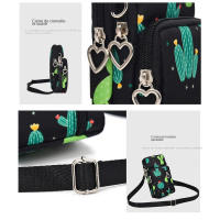 para bolso de mensajero para mujer, mini bolso pequeño para teléfono móvil, mujeres colgantes del cuello, , - details 5