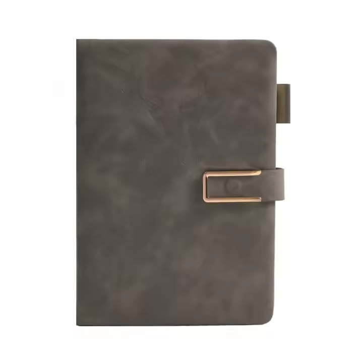 Cuaderno Vintage de cuero A5 con cubierta de cuaderno, cubierta suave personalizada y marcapáginas, perfecto para negocios, reuniones - 1