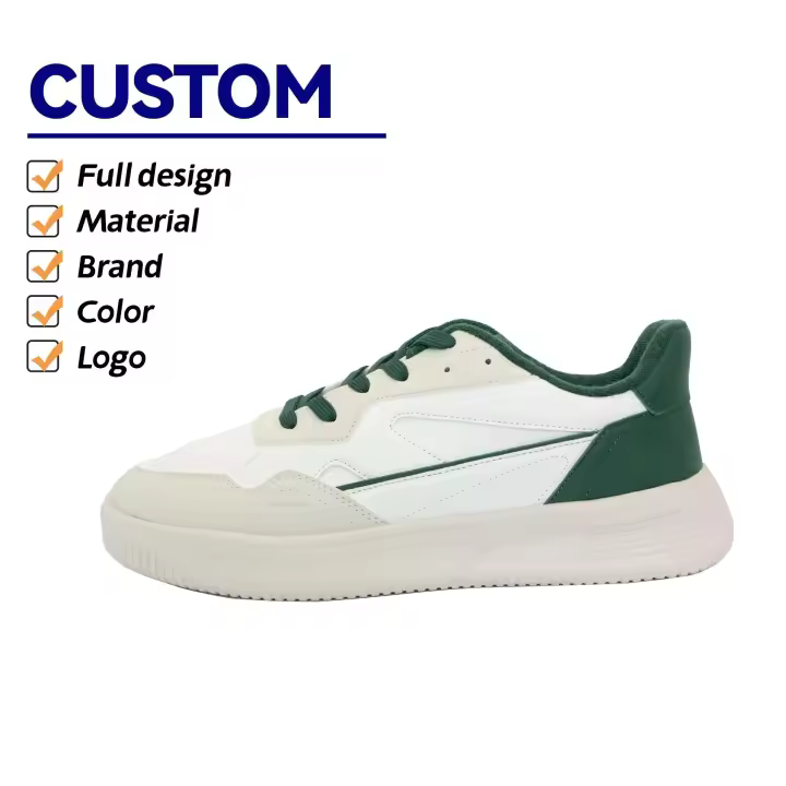 Zapatillas de deporte para hombre, transpirables y ligeras, con parte superior de PU, zapatos informales de alta calidad para primavera, nueva tendencia de moda personalizada, 2025 - 1