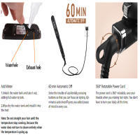Hierro de Alarce Profesional de Vapor Plano de Pelo Cerámico para Alisar y Estilizar - details 6
