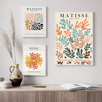 Póster Matisse Boho con Pinturas de Láminas de Flores en Lienzo Arte de Pared Abstracto de Coral Henri para Decoración del Hogar y Sala de Estar - details 4