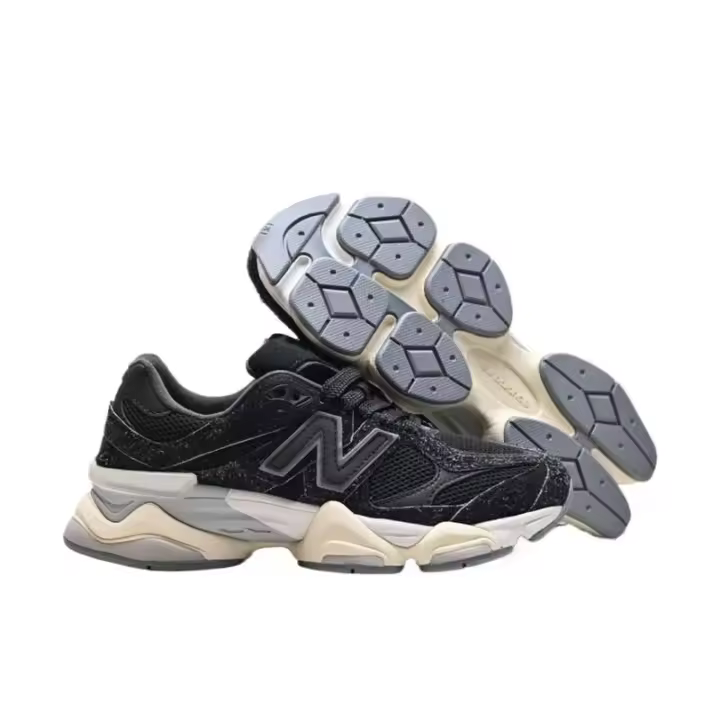 NUEVOS NB 9060 U9060HSD Zapatos de trabajo informales de ante antideslizantes negros 7SMG - 1
