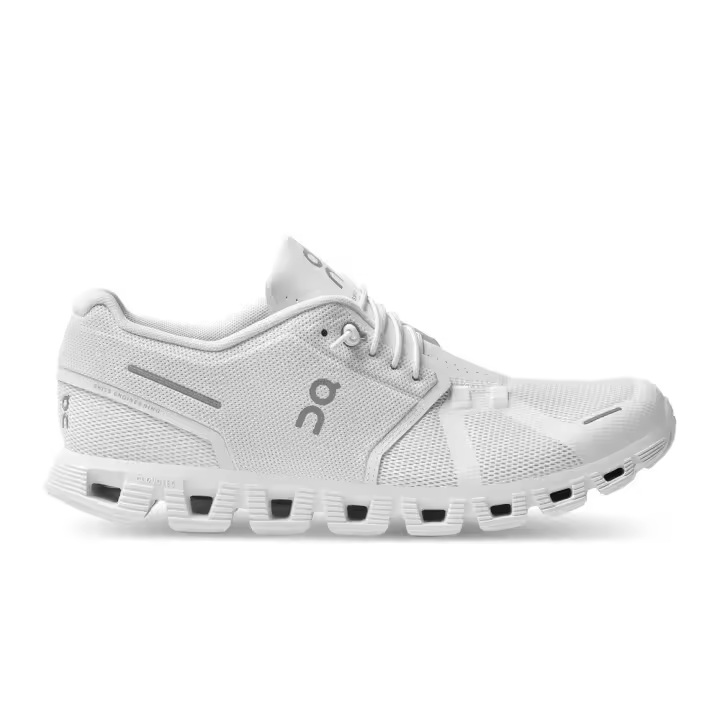 Zapatillas Blancas On Running Cloud 5 Todo Blanco - 1