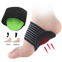 Vendaje de soporte de arco ortopédico para pies planos, almohadillas de cojín para el dolor de talón, fascitis Plantar ortopédica, insertos para el cuidado de los pies planos - details 15