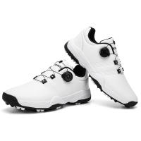 Nuevo botón de uñas fijo impermeable cómodo transpirable zapatos de golf deportivos - details 2