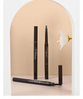 Lápiz potenciador de cejas de doble cabeza, tatuaje resistente al agua, lápiz profesional para cejas de larga duración con cepillo para cejas, maquillaje de ojos Natural - details 23