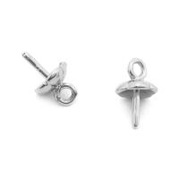 Perlas de latón de alta calidad con baño de oro de 18K, media perforación, para conectar dijes, tapas de perlas, accesorios para la fabricación de joyería DIY para mujeres - details 3