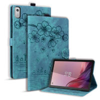 Lenovo Tab M9 Funda 9 pulgadas, diseño de flor relieva, soporte de cuero PU, cartera para tablet, accesorios electrónicos 2023 - details 1