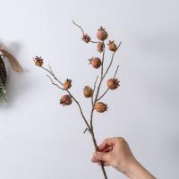 11 ramas artificiales de granada de frutas, ramas de frutas de espuma hechas a mano realistas, plantas falsas de plástico elegantes - details 9