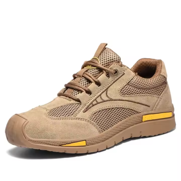 Zapatos de seguridad para hombre, zapatillas de trabajo aisladas a prueba de pinchazos de 6KV, zapatos protectores antigolpes con punta de acero para hombre, zapatillas de deporte de verano - 1