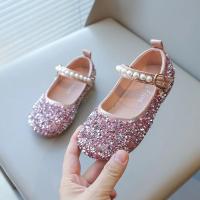 Zapatos de cuero con diamantes de imitación brillantes para niñas, zapatos de cristal para niñas, zapatos planos de vestir para niñas, fiesta de boda, perlas, abalorios ostentosos - details 22