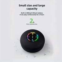 Altavoz Bluetooth, portátil e impermeable con ventosa, altavoz de baño compacto - details 9