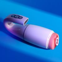 Inteligente automático interactivo succión avión taza pronunciación huff and puff telescópico calefacción eléctrica adultos juguetes sexuales - details 3