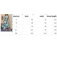 Vestido sin mangas de verano para mujer, vestidos estampados a la moda para mujer - details 0