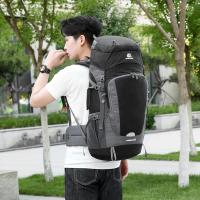 Mochila de 65L, mochila de senderismo resistente al agua con cubierta para la lluvia, mochila de viaje para deportes al aire libre para acampar, escalar y montañismo - details 27