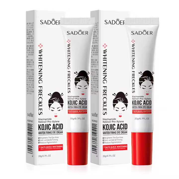 1/2/3 Uds SADOER crema para ojos con Retinol de Ácido Kójico antiojeras elimina las bolsas de los ojos hidratante antienvejecimiento productos para el cuidado de la piel de los ojos - 1