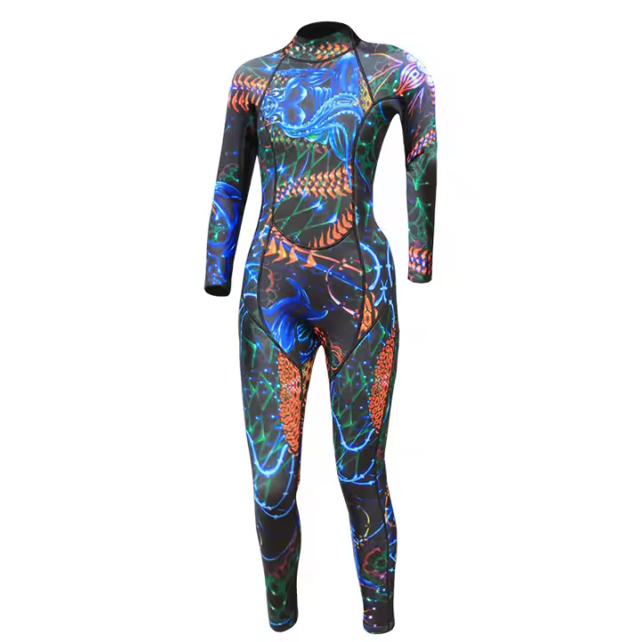 HISEA Traje de Buceo de Neopreno para Mujeres Pieza Única Ajustada para Surf Ropa de Protección Solar Traje Anti Fricción para Natación y Pesca - 1