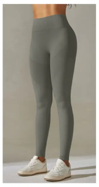Alo yoga pantalones de ejercicio estiramiento melón pantalones de fitness levantamiento de cadera cintura alta retracción de barriga pantalones de yoga ajustados - 1