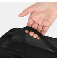 Bolsa de Viaje para Cosméticos y Cuidado de la Piel Organizador de Maquillaje en Malla Contenedor de Plástico para Mujeres y Hombres Bolsa de Baño Estilo Casual con Cierre de Cremallera - details 11