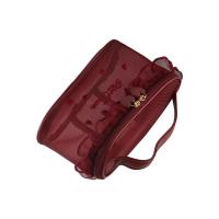 Bolso Simple de malla para cosméticos, bolsa de lavado con cremallera, bolsa de almacenamiento de malla, bolsa de pañuelos, organizador de artículos de tocador de gran capacidad para mujer - details 19