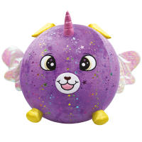 COLORBABY - Biggies Peluche hinchable unicornio, unicornio fantasía, perro, perro brillante, dragón, ajolote hinchable, cuenta con hinchador de pie, tamaño XXL, peluche gigante, regalos niños 3 años - details 5