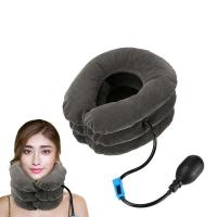 Almohada de tracción Cervical para masaje, protección de relajación del cuello, ajustable y desmontable, de tres capas - details 8