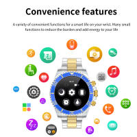 Relojes inteligentes frecuencia cardíaca presión arterial Bluetooth llamadas hombre mujer reloj - details 16