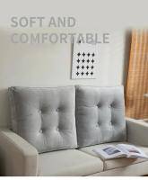 Almohada de Cuerno de Cama Almohada de Lectura de Espalda con Soporte de Posicionamiento de Almohada Material de Poliéster/Algodón Hecho en China - details 0