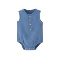 Mono de lino y algodón para bebé recién nacido, pelele sin mangas, suave, agradable para la piel, cómodo y fino, Verano, 100% - details 4