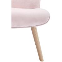 Sillón de terciopelo rosa - details 2