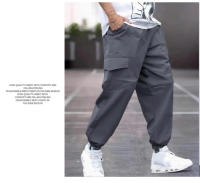 Pantalones de hombre de talla grande para las cuatro estaciones con múltiples bolsillos, diseñados en tejido de sarga, ideales para salidas informales. - details 12