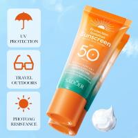 SADOER Crema de Sol Impermeable y Anti-UV Protección UVB Blanqueo 50g Belleza Herramientas de Cuidado de la Piel Facial - details 1