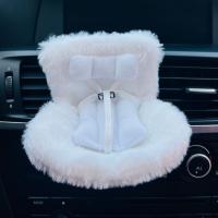 Bonito asiento de seguridad para muñeca de coche, resistente con cinturón de seguridad, modelo de silla de dibujos animados, fácil de instalar, ambientador anticaída, Clip de ventilación para viaje - details 5
