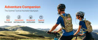 SucceBuy Mochila de hidratación, vejiga de agua de TPU de 3 litros, mochila táctica Molle para senderismo con almacenamiento para hombres y mujeres, mochila hidráulica para senderismo, correr, ciclismo, camping - details 0