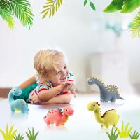 Animal de peluche de dinosaurio para niños, juguetes de peluche de dinosaurio suave Adorable, favores de fiesta de cumpleaños para bebés - details 3