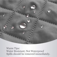 Funda de Sofá Reversible para 3 Cojines Resistente al Agua Protector de Muebles para Mascotas - details 2