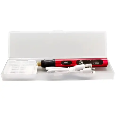 Mini Taladro Inalámbrico USB, Kit de herramientas rotativas inalámbricas, bolígrafo de grabado para carpintería, bricolaje para joyería, Metal y vidrio, 3 velocidades, 4,2 V - 1