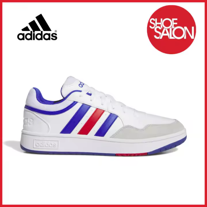 Leten HOOPS 3.0 Zapatos de hombre Blanco nube/Azul lúcido/Mejor escarlata IH0335 Calcomanía - 1