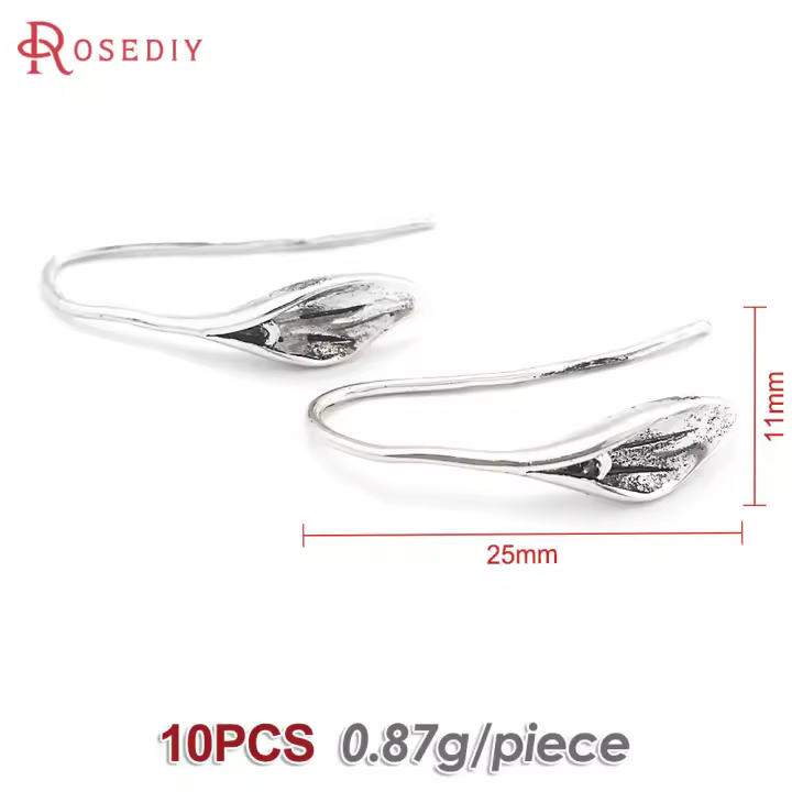 Ganchos de Pendientes de Estrella de Bronce de Alta Calidad Diy Joyería Hazte Tú Samex 18K Oro Color Brass Accesorios de Collar y Pendientes para Mujeres - 1