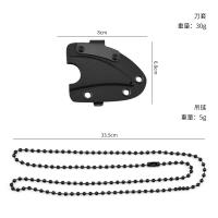Cuchillo De Acero Inoxidable Para Exteriores Pequeño Y Portátil Multiusos Colgante En Cuello Para Camping Y Sobrevivencia Con Cadena De Herramientas - details 9