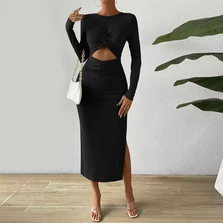 Vestido de fiesta hueco para mujeres - 1